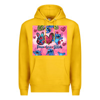 Lemon peace love stitch Premium Hoodie - Zillion Design Studio