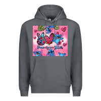 Rock peace love stitch Premium Hoodie - Zillion Design Studio