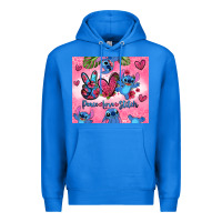True Royal peace love stitch Premium Hoodie - Zillion Design Studio