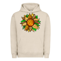 Pigment French Oak pineapple sunflower Urban Hoodie - Zillion Design Studio