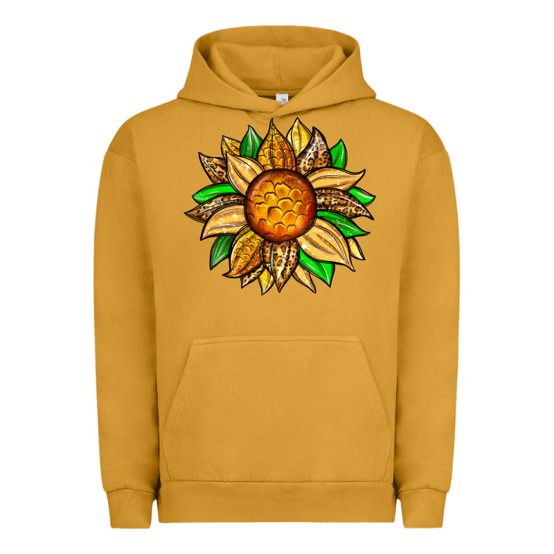 Pineapple Sunflower Urban Hoodie by Zillion Design Studio | Teevron
