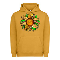 Pigment Peanut Butter pineapple sunflower Urban Hoodie - Zillion Design Studio