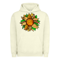 Pigment Pistachio pineapple sunflower Urban Hoodie - Zillion Design Studio