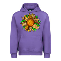 Tulip pineapple sunflower Urban Hoodie - Zillion Design Studio