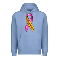 Colony Blue Breast Cancer Ribbon Softball Premium Hoodie - texasbilliewilder