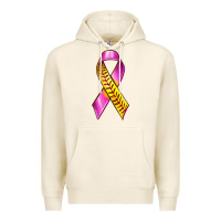 Tofu Breast Cancer Ribbon Softball Premium Hoodie - texasbilliewilder