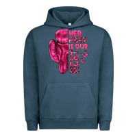 Pigment Midnight Navy Her Fight Is Our Fight Cancer Urban Hoodie - texasbilliewilder