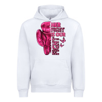 White Her Fight Is Our Fight Cancer Urban Hoodie - texasbilliewilder