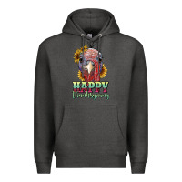 Charcoal Heather happy thanksgiving turkey Premium Hoodie - RanaPortraitStore