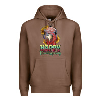 Chestnut happy thanksgiving turkey Premium Hoodie - RanaPortraitStore