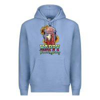 Colony Blue happy thanksgiving turkey Premium Hoodie - RanaPortraitStore