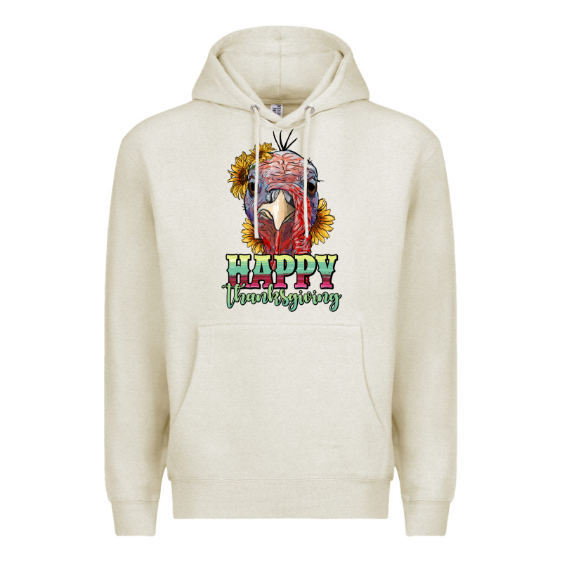 Happy Thanksgiving Turkey Premium Hoodie by RanaPortraitStore | Teevron
