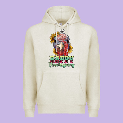 Happy Thanksgiving Turkey Premium Hoodie Designed By Ranaportraitstore