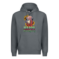 Rock happy thanksgiving turkey Premium Hoodie - RanaPortraitStore