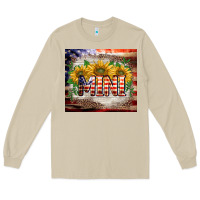 Mushroom patriotic mini  tumbler Long Sleeve Tee - BarkalooDesign