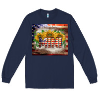 Navy patriotic mini  tumbler Long Sleeve Tee - BarkalooDesign