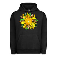 Pigment Black lemon sunflower Urban Hoodie - Zillion Design Studio