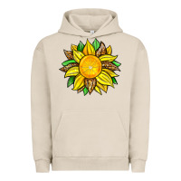 Pigment French Oak lemon sunflower Urban Hoodie - Zillion Design Studio
