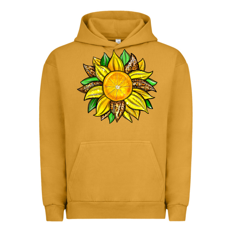Lemon Sunflower Urban Hoodie by Zillion Design Studio | Teevron