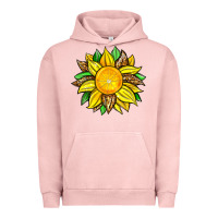 Pigment Salmon lemon sunflower Urban Hoodie - Zillion Design Studio