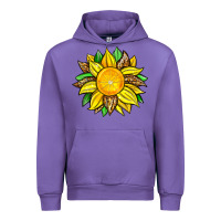 Tulip lemon sunflower Urban Hoodie - Zillion Design Studio