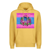 Antique Gold ohana stitch Premium Hoodie - Zillion Design Studio