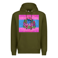 Army Green ohana stitch Premium Hoodie - Zillion Design Studio