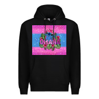 Black ohana stitch Premium Hoodie - Zillion Design Studio