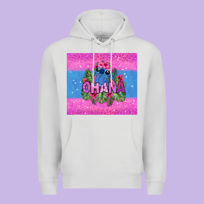 Ohana Stitch Premium Hoodie Designed By Zillion Design Studio
