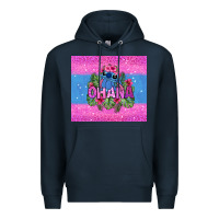 Navy ohana stitch Premium Hoodie - Zillion Design Studio