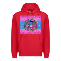 Red ohana stitch Premium Hoodie - Zillion Design Studio