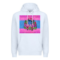 White ohana stitch Premium Hoodie - Zillion Design Studio