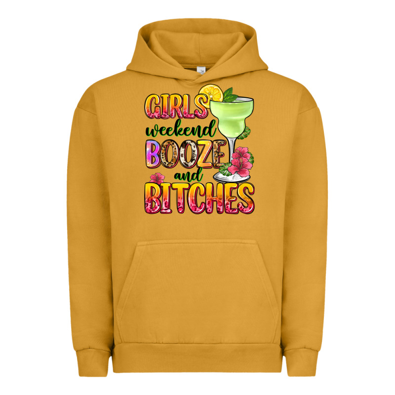 Girls Weekend Booze And Bitches Urban Hoodie by Zillion Design Studio | Teevron