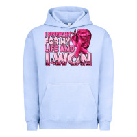 Pigment Grape Ice I Fought For My Life and I Won Breast Cancer Urban Hoodie - texasbilliewilder