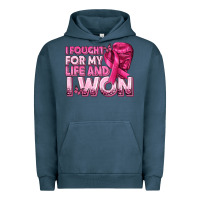 I Fought For My Life And I Won Breast Cancer Urban Hoodie | Teevron