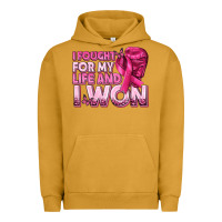 Pigment Peanut Butter I Fought For My Life and I Won Breast Cancer Urban Hoodie - texasbilliewilder