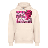 Sandshell I Fought For My Life and I Won Breast Cancer Urban Hoodie - texasbilliewilder
