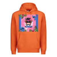 Carrot ohana stitch messy bun Premium Hoodie - Zillion Design Studio