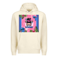 Sandshell ohana stitch messy bun Premium Hoodie - Zillion Design Studio