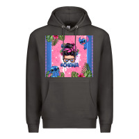 Smoke ohana stitch messy bun Premium Hoodie - Zillion Design Studio