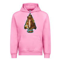 Fuchsia Pink arrowhead horse Urban Hoodie - RanaPortraitStore