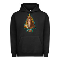 Pigment Black arrowhead horse Urban Hoodie - RanaPortraitStore