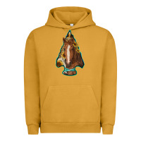 Pigment Peanut Butter arrowhead horse Urban Hoodie - RanaPortraitStore