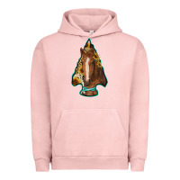 Pigment Salmon arrowhead horse Urban Hoodie - RanaPortraitStore