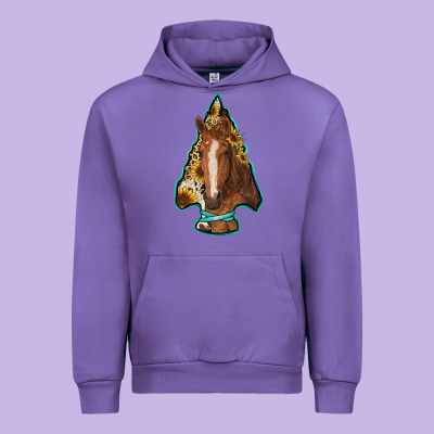 Arrowhead Horse Urban Hoodie Designed By Ranaportraitstore