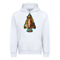 White arrowhead horse Urban Hoodie - RanaPortraitStore