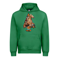 Emerald arrowhead horse, Urban Hoodie - RanaPortraitStore
