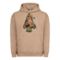 Pigment Burro arrowhead horse, Urban Hoodie - RanaPortraitStore