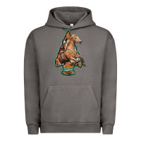 Pigment Tornado arrowhead horse, Urban Hoodie - RanaPortraitStore
