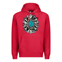 Cardinal cowhide aztec gemstone Premium Hoodie - RanaPortraitStore